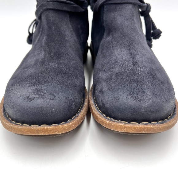 Born Tarkiln Suede Boot Blue Gray Size 8.5 - Picture 2 of 15